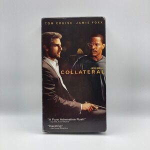 Collateral VHS Tape 2004 Action Thriller Movie Film Tom Cruise and Jamie Foxx